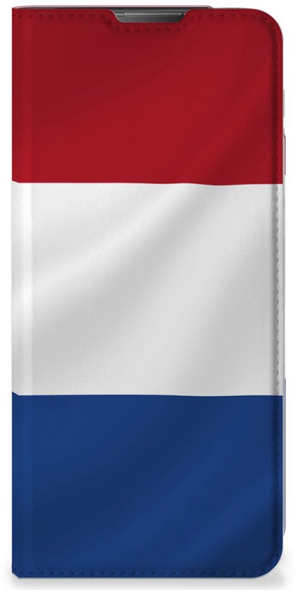 Book Case voor Motorola Moto E20 Standcase Nederlandse Vlag