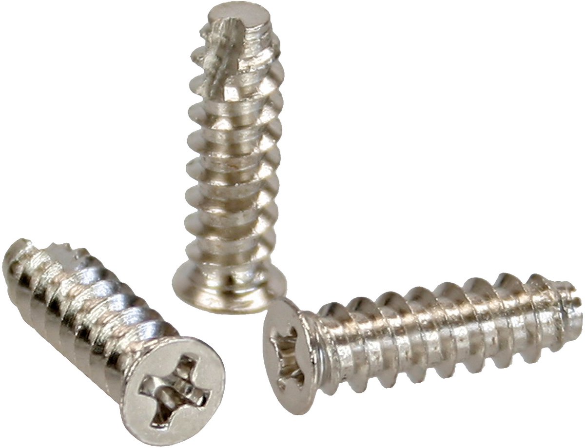 Schroeven voor Ventilator Computerbehuizing - 5 x 16mm - 100 stuks - Zilver