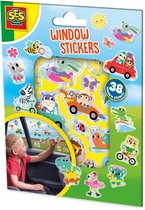 SES - Raamstickers - 38 herbruikbare raamstickers - vakantie thema