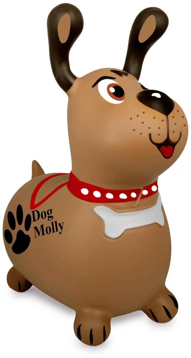 Jamara Skippybal - 466005 Skippydier Hond Molly - Bruin - Junior met Pomp — afbeelding 7