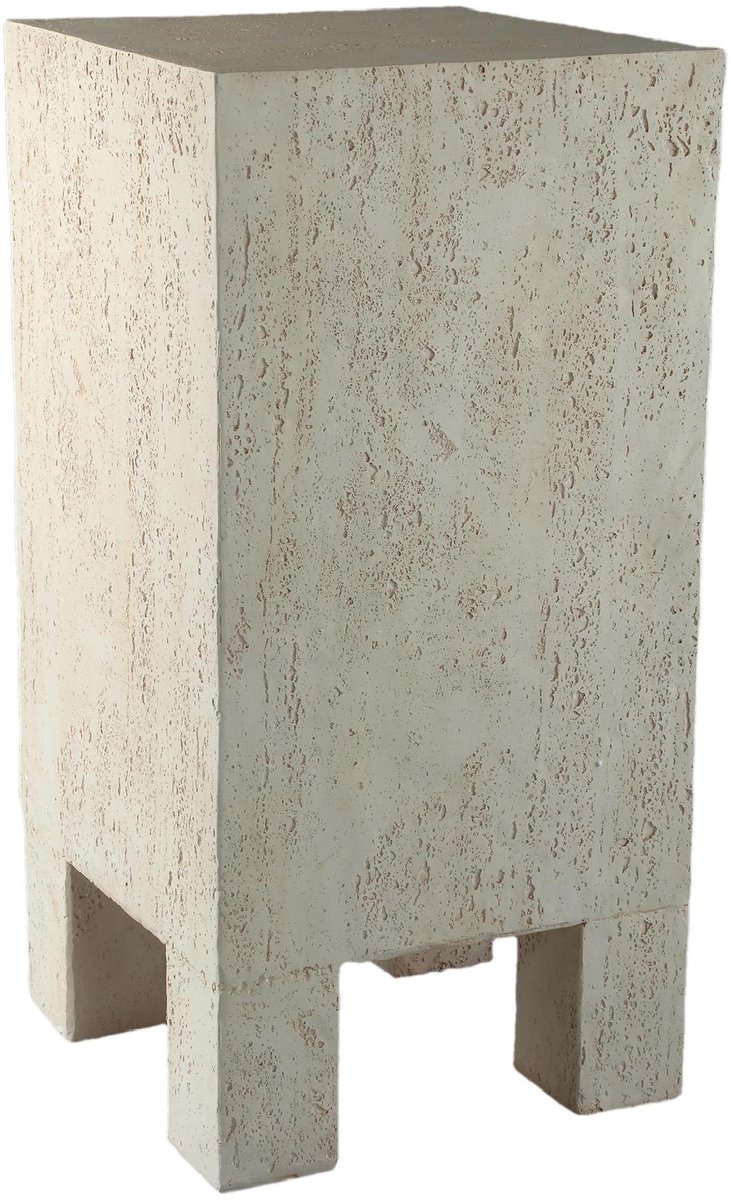 PTMD Bijzettafel Chandar - Beige - 38x38x77cm