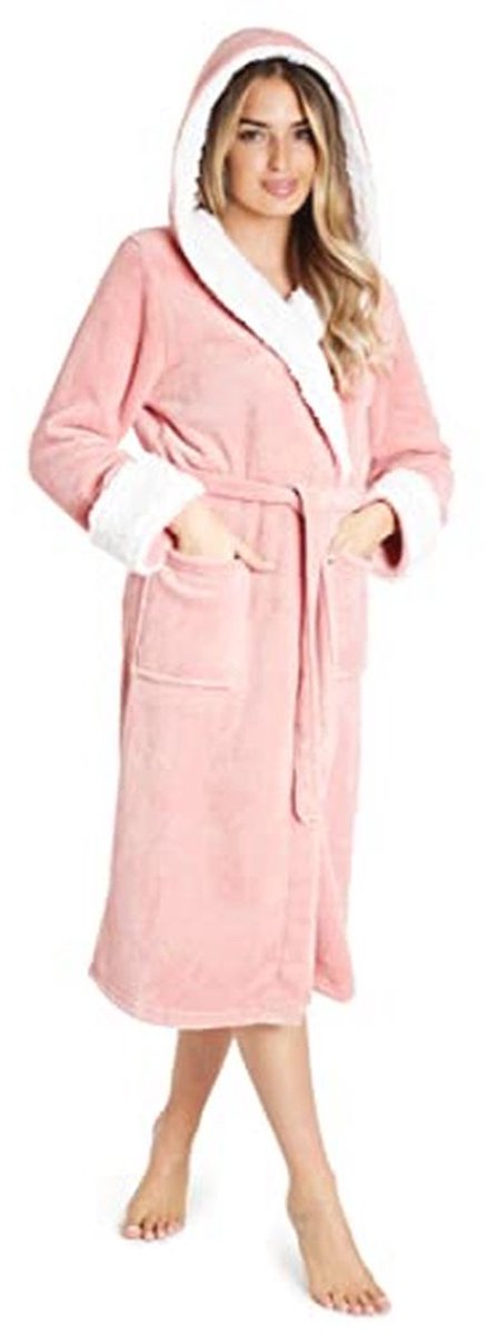 Zachte en Pluizige Badjas voor Dames - Perfect voor Thuis en Cadeaus
