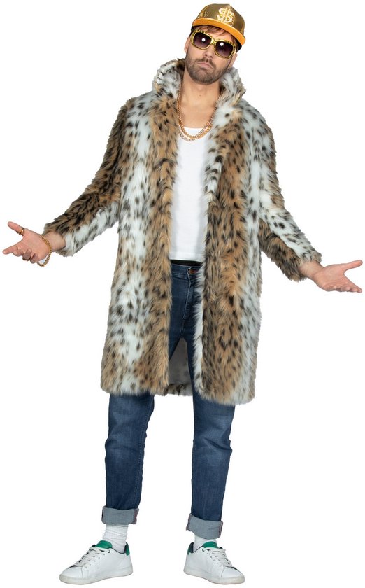 Bontjas Pimp Panter Lang Icelike - Maat L