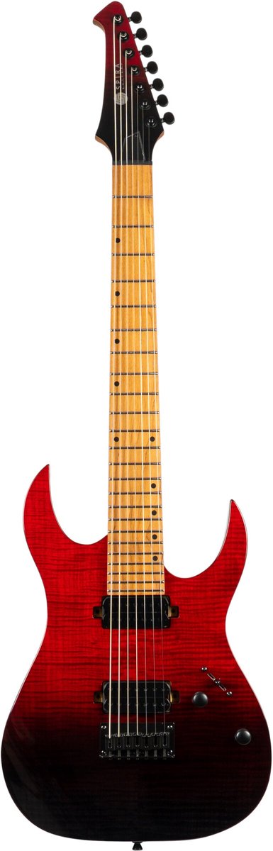 Spira Guitars S-457 TRD Transparent Red elektrische gitaar
