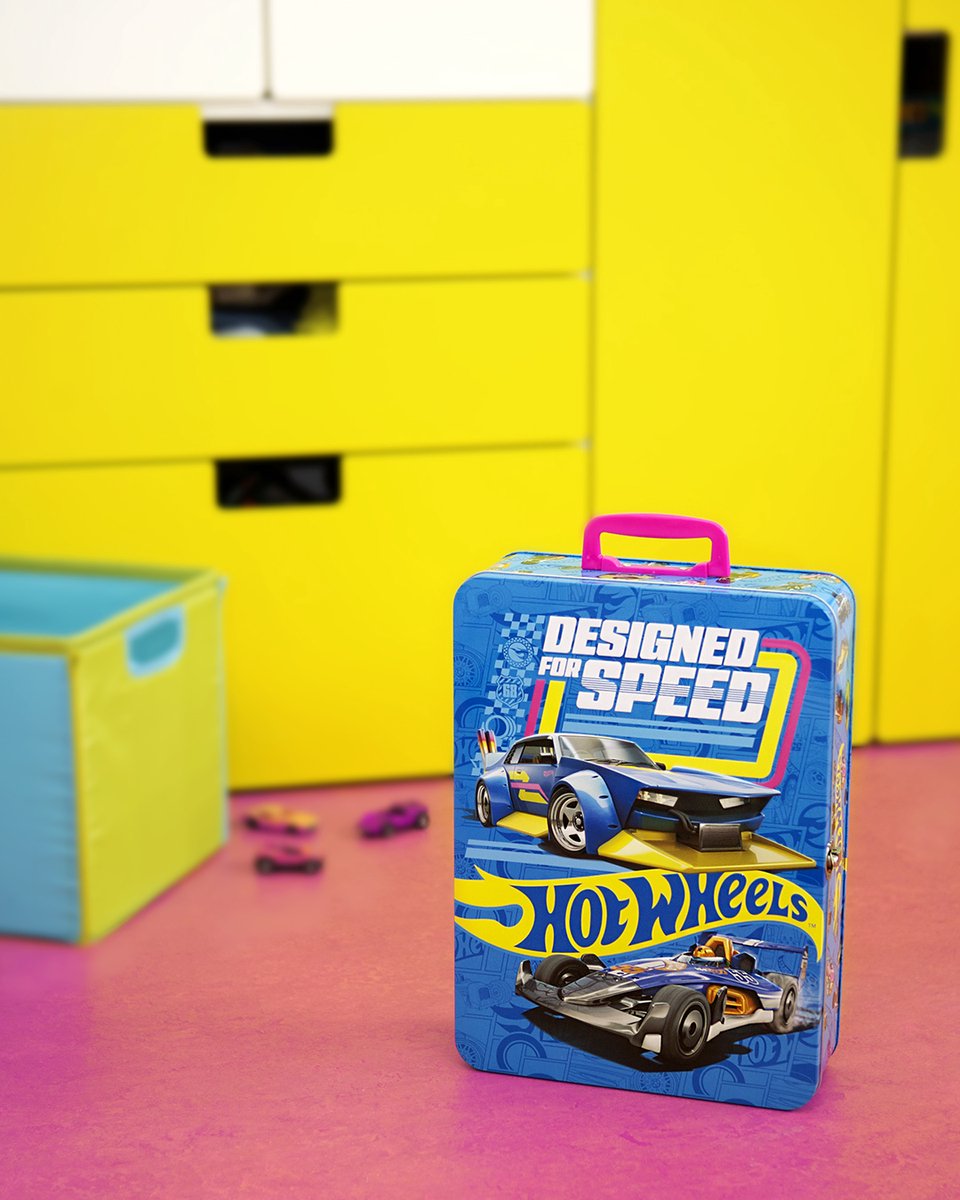 Klein Toys Hot Wheels verzamelkoffer - geschikt voor max. 50 auto's - 26x8,5x37,5 cm - blauw — afbeelding 6