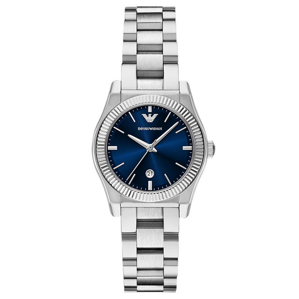 Emporio Armani Dames Horloge 32 mm - Zilverkleurig