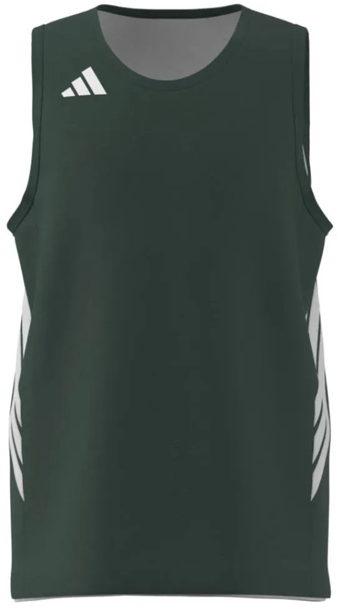 Adidas 3g Speed Reversible Basketball Aeroready Junior Mouwloos T-shirt 13-14 Years Kinderen Groen