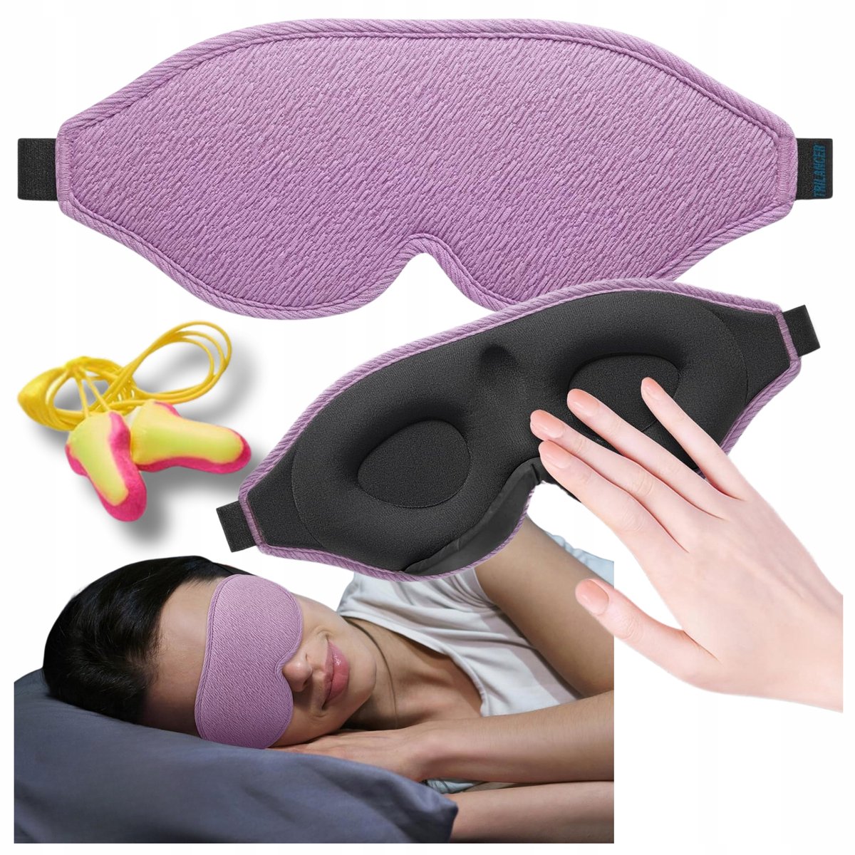 Luxe 3D Slaapmasker Zijde - 100% Verduisterend & Comfortabel