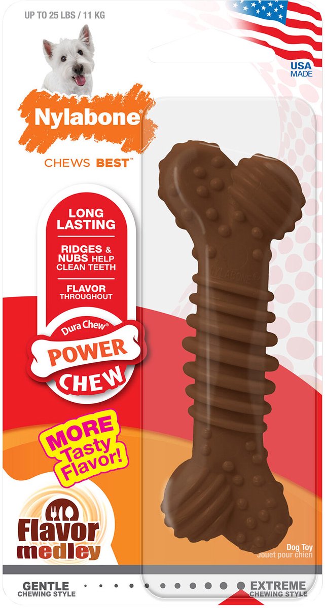 Nylabone durable chew plus chicken tot 10 kg small - 1 ST