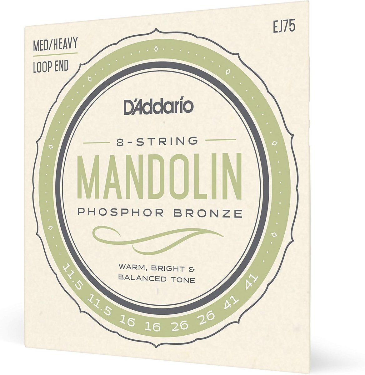 Medium/Zware Mandoline Snaren Fosforbrons Set