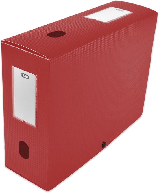 Grote Sorteermap 100mm Rug - Polypropyleen Archiefmap A4+ Rood | bol