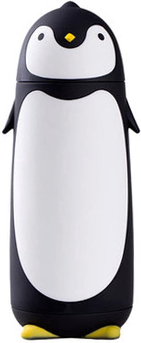 Stunq® Leuke roestvrijstalen reismok met pinguïnontwerp, 280 ml