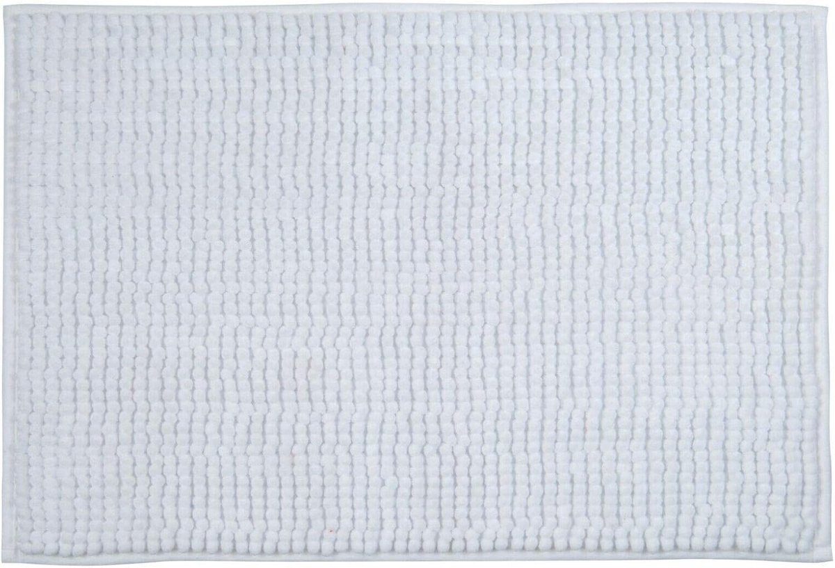 Stunq® Comfortabele Chenille Badmat voor Thuisgebruik, Zacht en Antislip Ontwerp, 40 x 60 cm