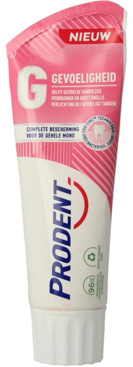 Prodent Tandpasta - Gevoeligheid - met Pro-Zinc Technologie 75 ml
