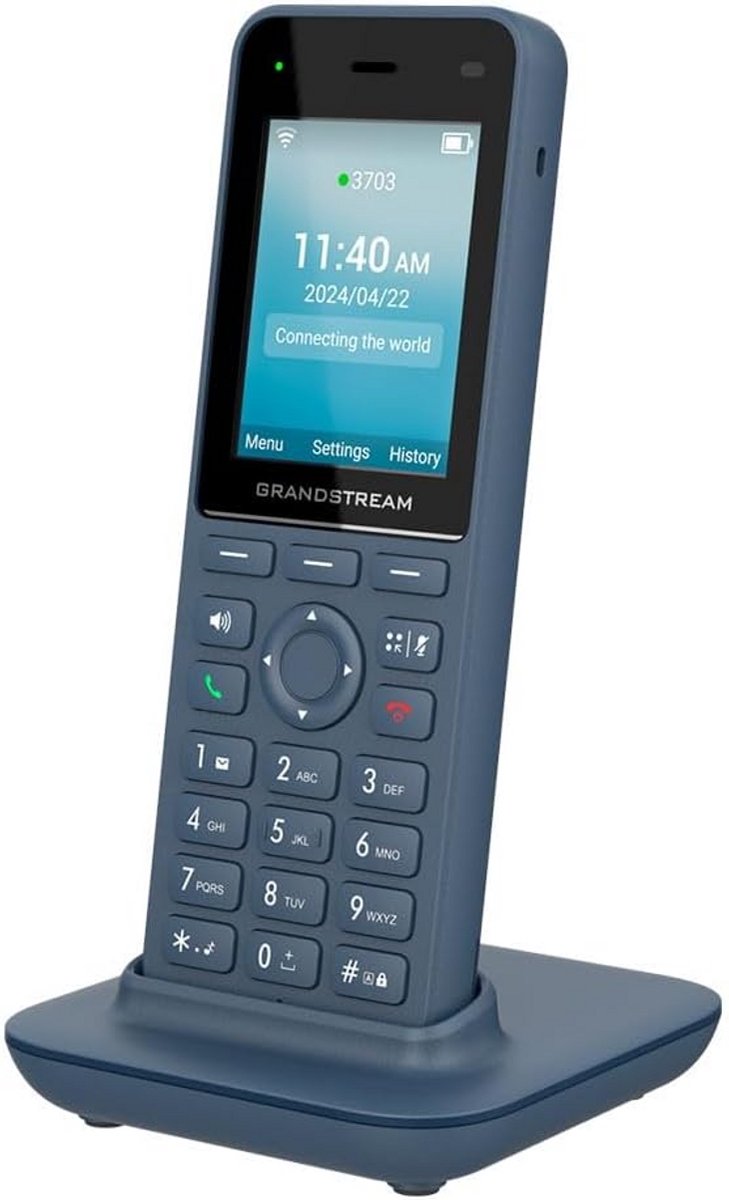 Draadloze Wifi IP Telefoon DECT VoIP Hoorn met Wifi 6 & Lange Spreektijd