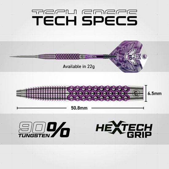 Winmau John Brown 90% - Dartpijlen van Merkloos — afbeelding 4