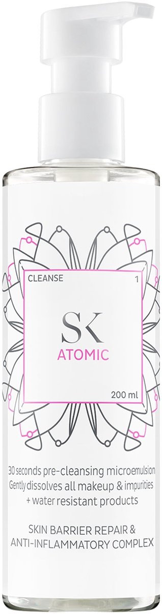 Skintegra Atomic Reinigingsolie – Oil-to-Milk Gezichtsreiniger en Make-up Remover – 200 ml