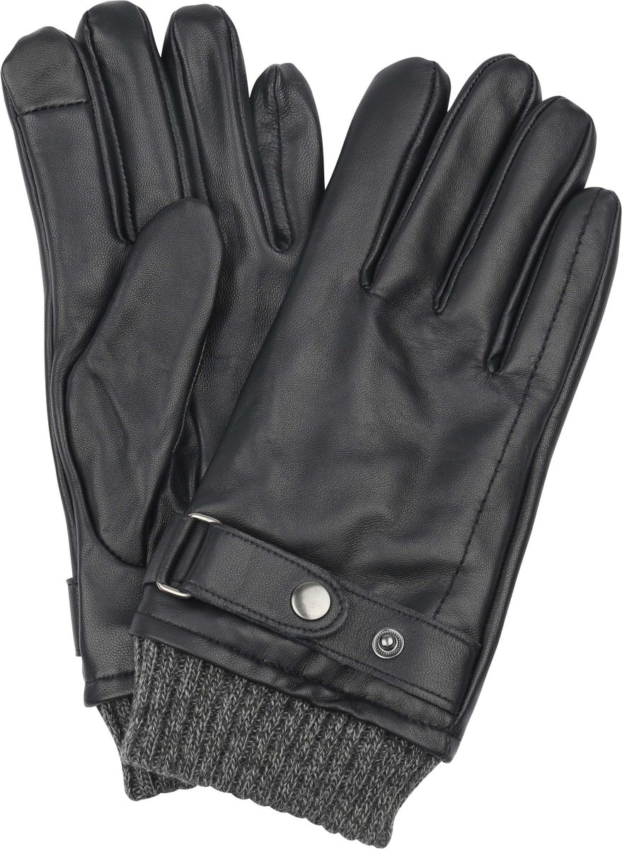 Suitable Handschoen Nappa Leer Zwart - Maat 9.5 - Heren