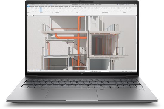 "HP ZBook X G1i 16 inch Mobile Workstation PC Wolf Pro Security Edition Intel Core Ultra 7 225H Mobiel werkstation 40,6 cm (16"") Touchscreen WUXGA 16 GB DDR5-SDRAM Wi-Fi 7 (802.11be) Windows 11 Pro AI Workstation, AI PC Zilver" - HP - Hoofdafbeelding
