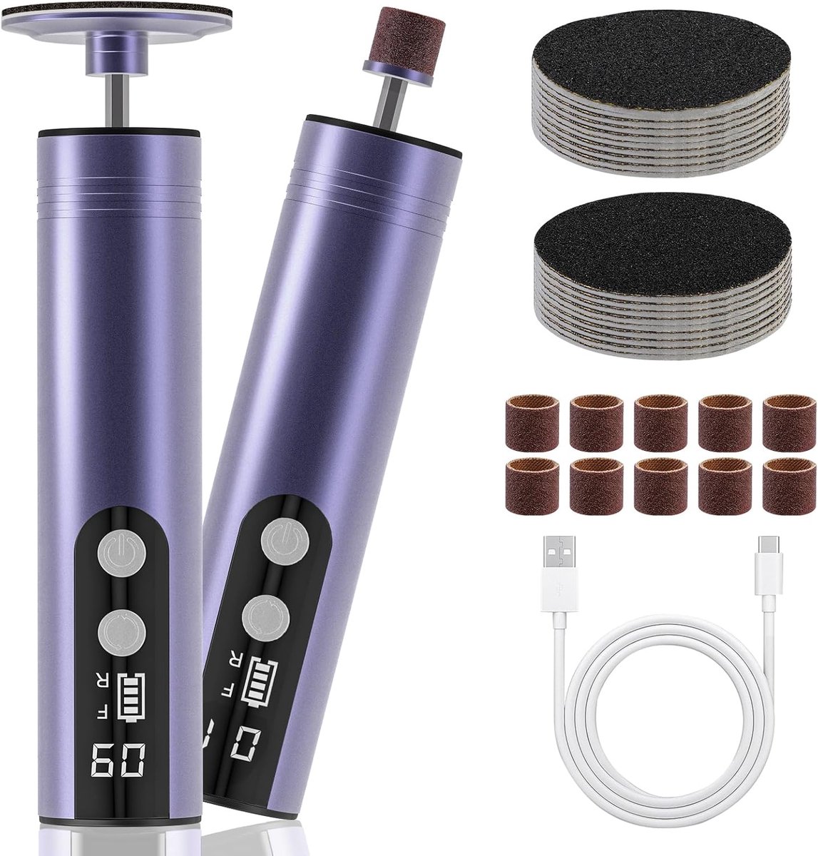 Elektrische Eeltverwijderaar - Pedicureset Electrisch - Voetvijl