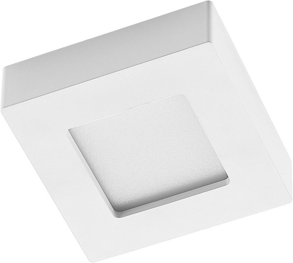 Dimbare LED Plafondlamp Wit Aluminium voor Badkamer en Vochtige Ruimtes - IP44
