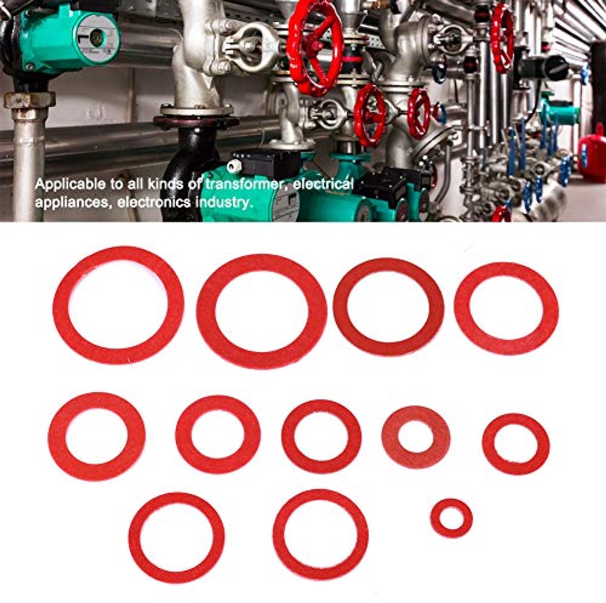 Set sluitringen, hittebestendig, set sluitringen, duurzame slijtvastheid voor transformator