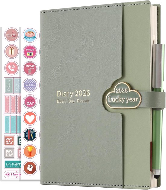 Filofax Kalender A5 Multi 1 maand op 2 pagina's tabbed (Duits) 2026