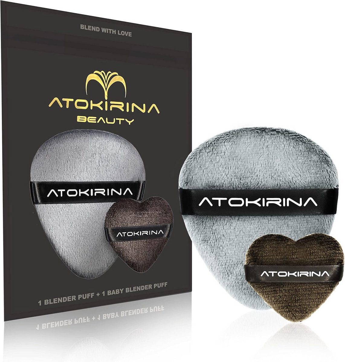 Zachte Make-up Spons Blender Puf voor Foundation en Concealer - Naadloze Applicatie
