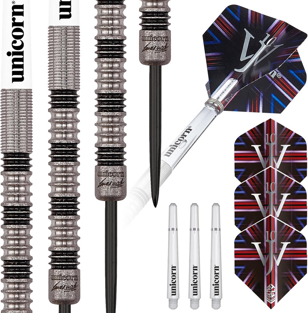 Stalen Tip Darts - Dartpijlen Set - Precisie Spel - 90% Wolfraam Vaten - 22 gram - Zilver Geel