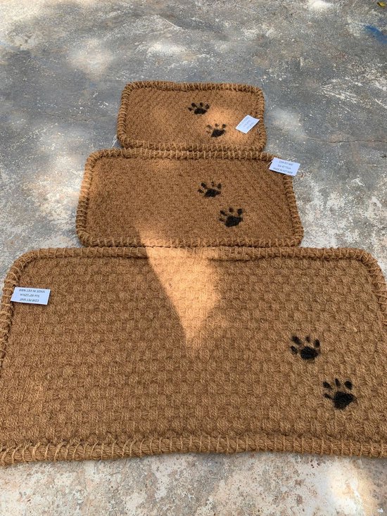 Tapis pour chien 45 x 75 cm de CocoWeave - 100 % fibre de coco naturelle - Tapis rafraîchissant pour animaux - Convient pour la Bench, le salon et le Jardin