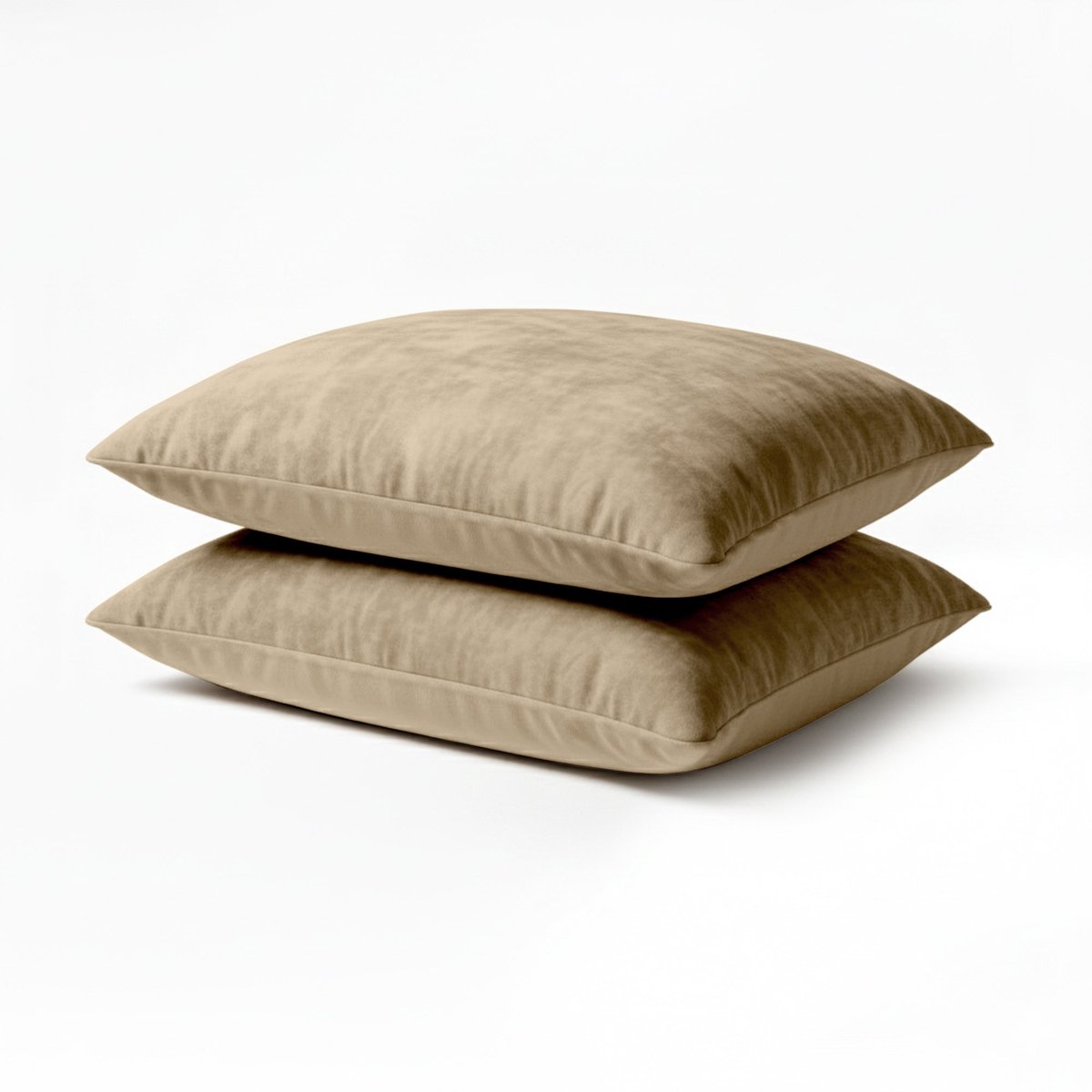 HappyBed Taupe kussensloop set 2 stuks - 60x70 cm - 100% Microvezel - Ultieme slaapcomfort