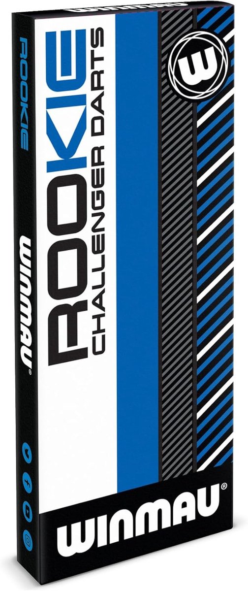 Winmau - Dartpijlen Brass Darts Rookie 20 Gram - Blauw van Winmau — afbeelding 4