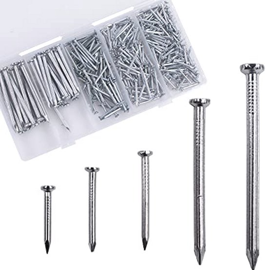 OMOTOOL 3cm Hardware Betonnägel-Sortimentskit (100 Stück