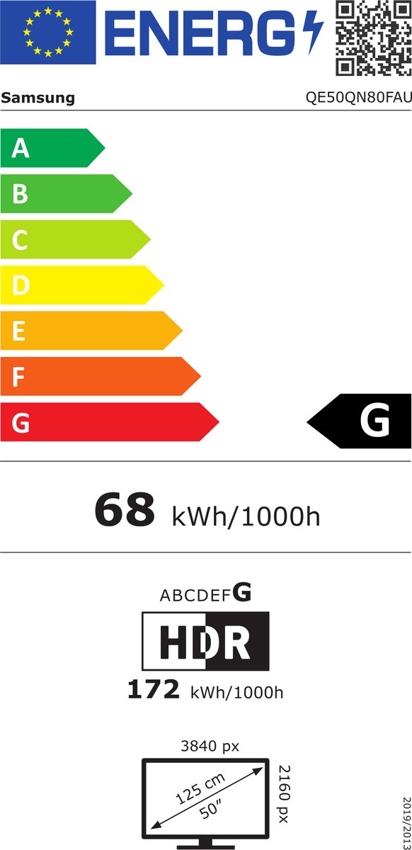 Samsung QE50QN80F 50 inch 4K Neo QLED TV - afbeelding 2