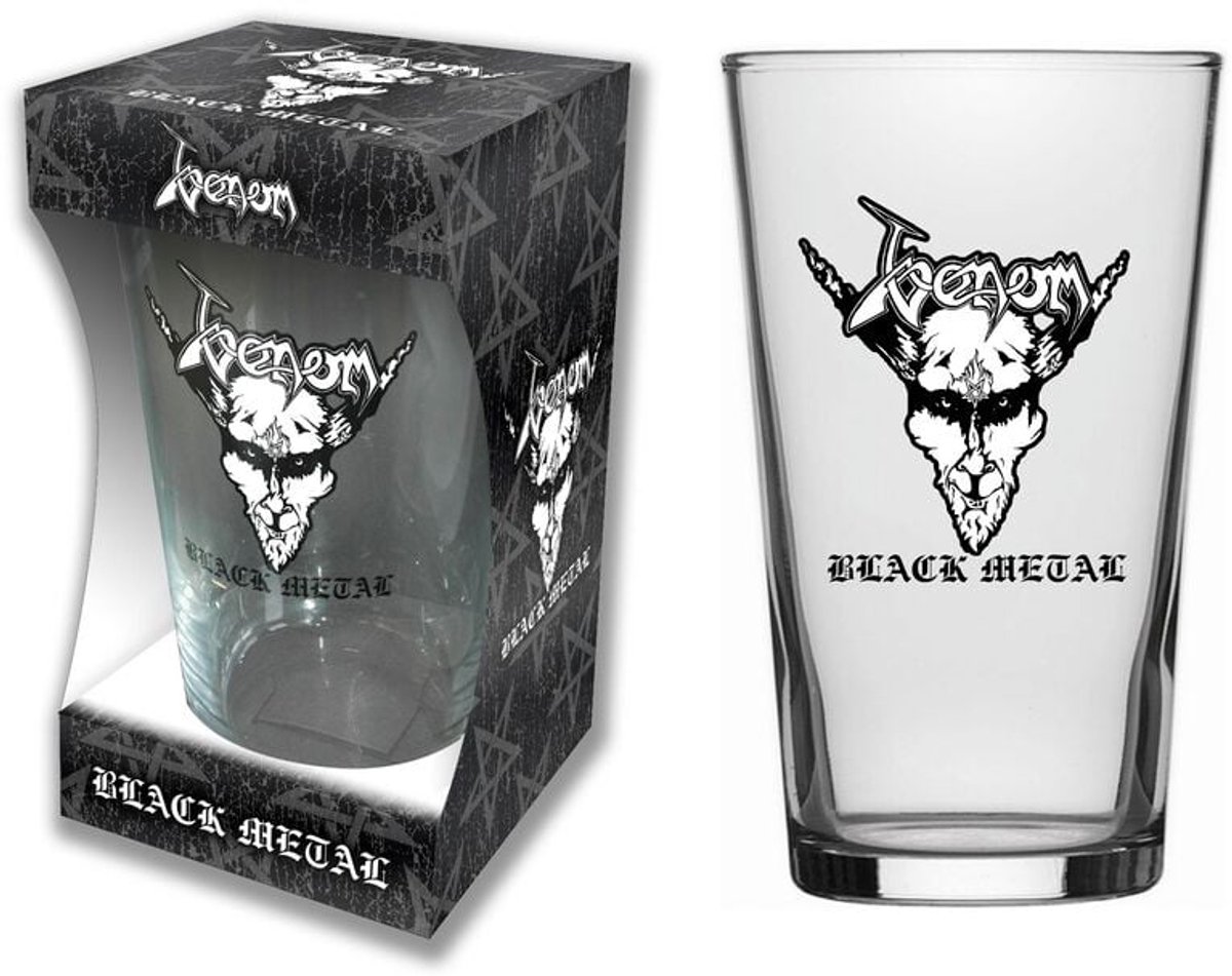 Venom Black metal Unisex Bierglas - helder - Standard