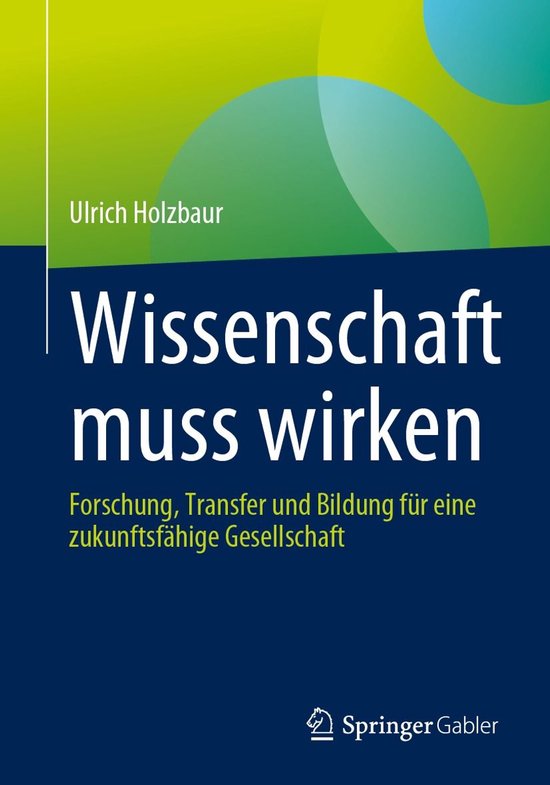 Wissenschaft muss wirken - cover