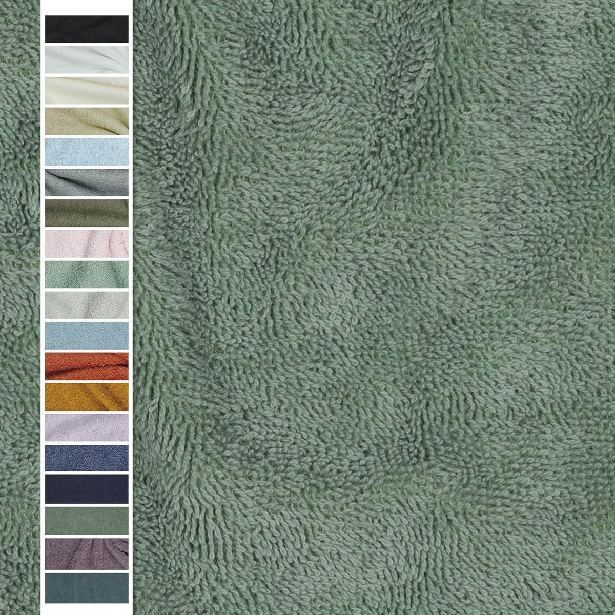 Teddydoek Verkocht per Meter, 15 Kleuren voor het Naaien van Badjassen, 145 cm Breed