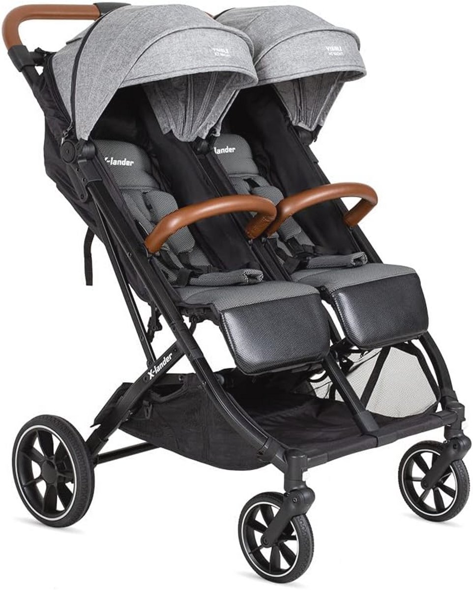 Lichte dubbele kinderwagen voor twee kinderen - Perfect voor ouders van een tweeling