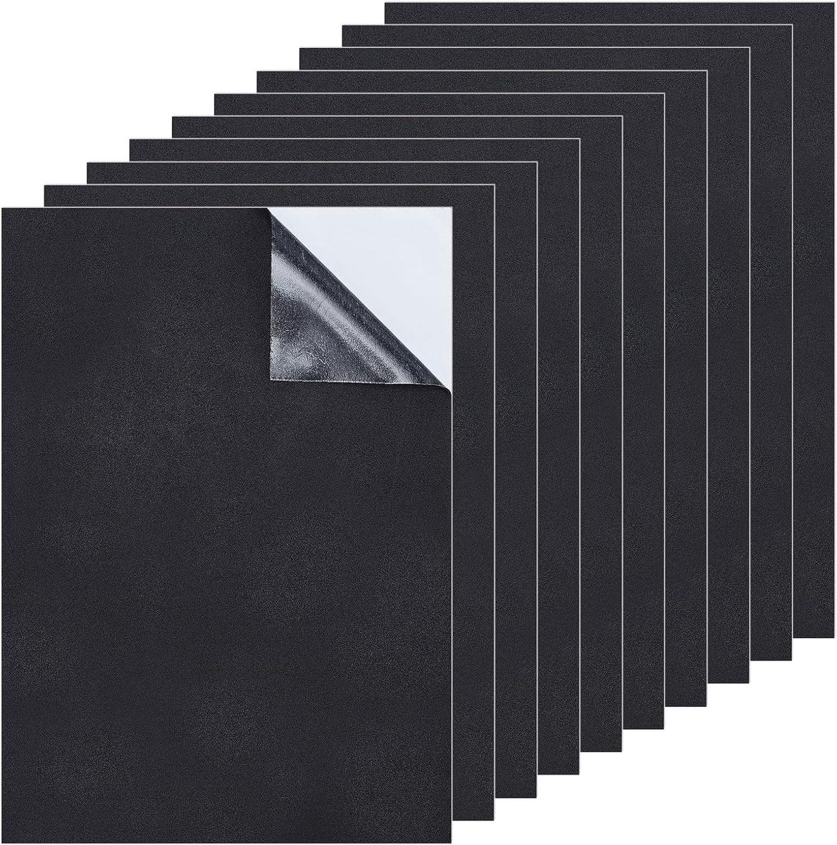 Provento - Zelfklevend Schuimvel Zwart Antislip EVA Foam Pad Mat - Meubels - 21x30cm - 1mm Dik