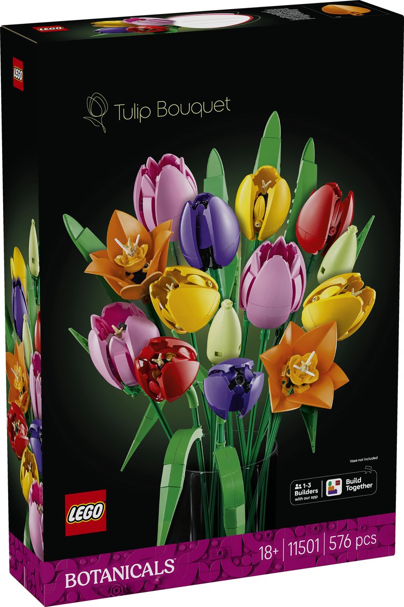 LEGO® Botanicals Boeket met Tulpen Bloemendecoratie - 11501 — afbeelding 10