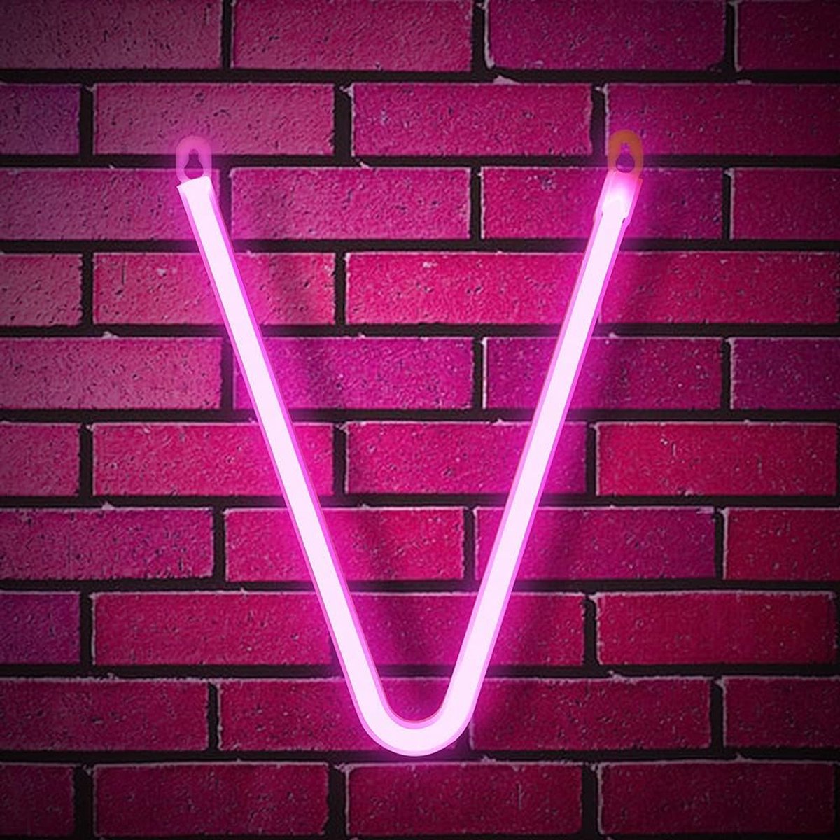 Daity 1 Pack - LED-letter neonlicht - LED roze verlichte letterlamp - wanddecoratie neonlicht