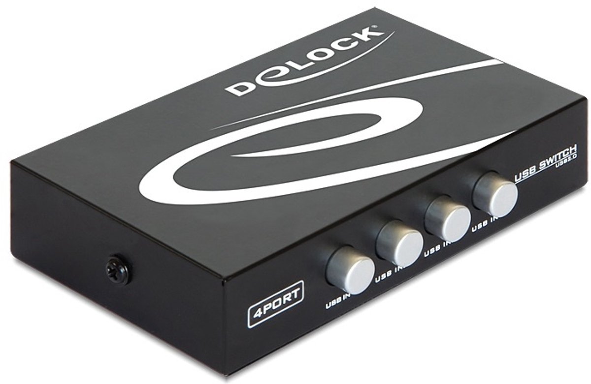 USB Switch Delock 4 ingangen - 1 uitgang