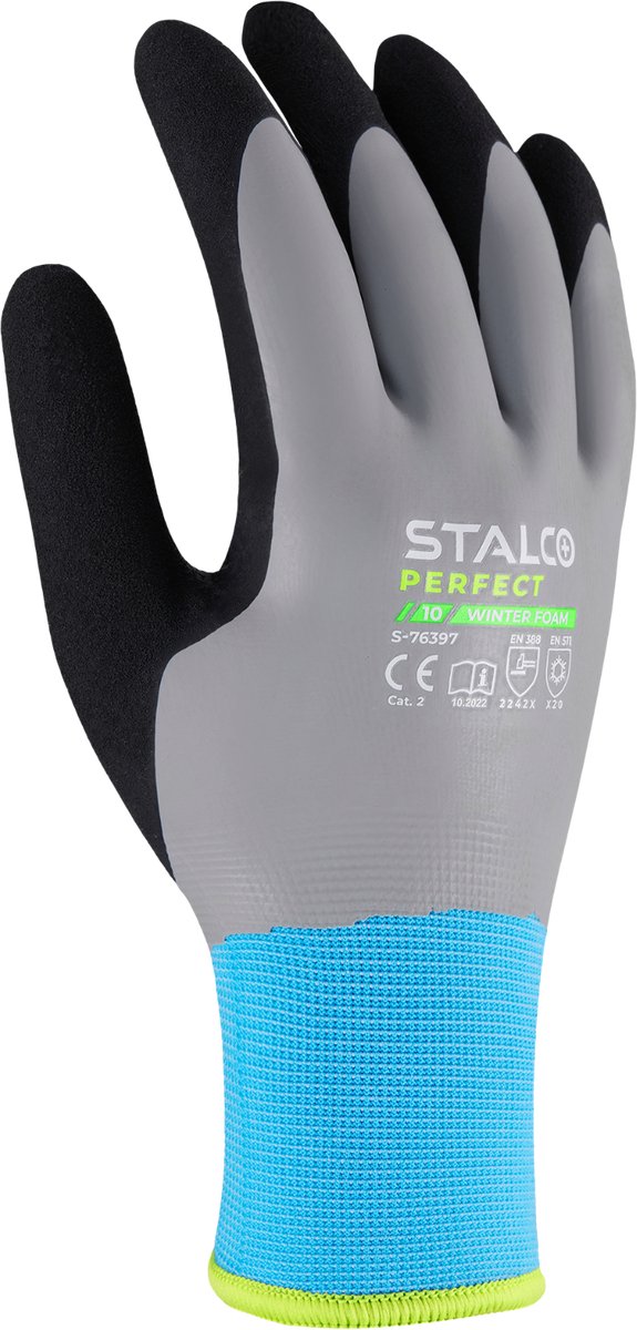 STALCO WINTER FOAM 11 PERFECT - Thermo Werkhandschoenen - Polyester/Latex - Touchscreen & Waterdicht