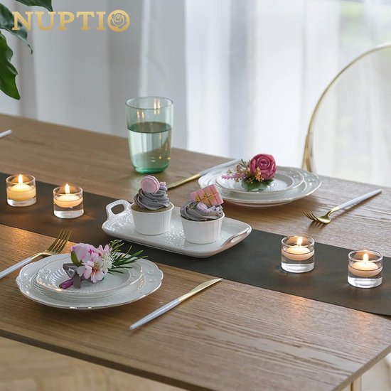 Glasseam Glazen theelichtkaarshouders, set van 8 heldere theelichthouders, geribbelde kaarsenhouder voor eettafel, kleine theelichthouder chique kaarsenhouders voor bruiloft, kerstmis, huisdecoratie Glasseam Glazen theelichtkaarshouders, set van 8 heldere theelichthouders, geribbelde kaarsenhouder voor eettafel, kleine theelichthouder chique kaarsenhouders voor bruiloft, kerstmis, huisdecoratie