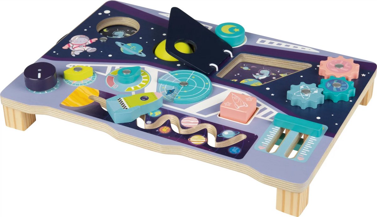 Playtive Houten Activiteitbord - ca. L 36 x B 24 x H 6 cm