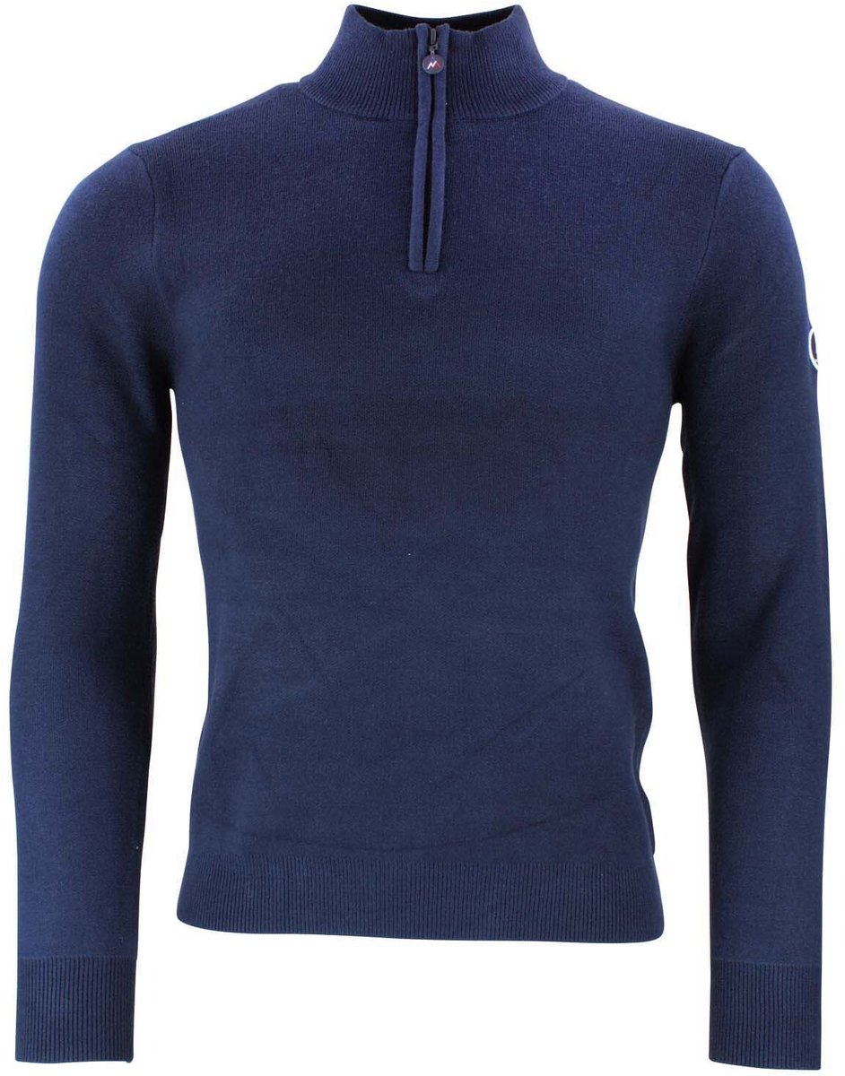 Halflange rits col roulé Peak Mountain Charlito Blauw