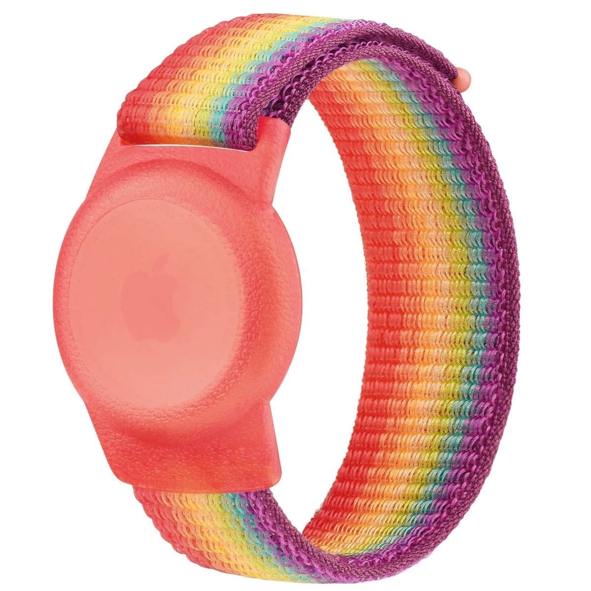 Apple AirTags Serie - Kinderen Armband - Nylon Riem - Anti-Kras Cover - GPS Tracker - Voor Kinderen - Model AirTag