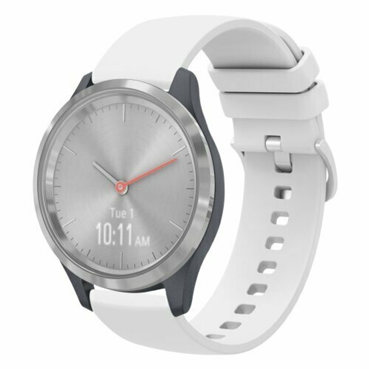 By Qubix - Geschikt voor Xiaomi Watch S4 - 41mm - Soft siliconen bandje - Wit