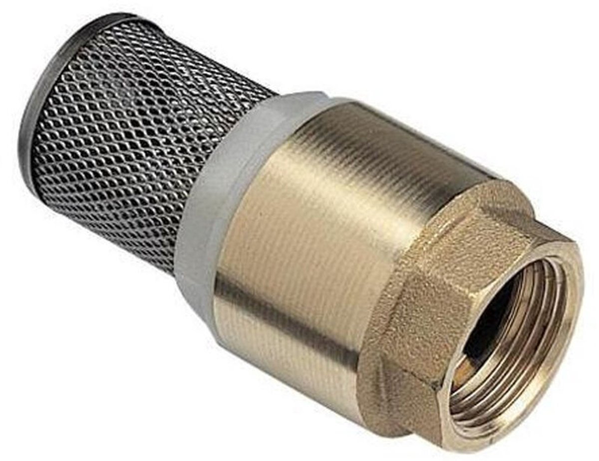 Strainerklep - Messing Tuinslangkraan voor Irrigatie Pompen - 1 stuk - Tuin & Watering
