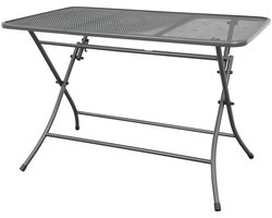 Royal Garden Café strekmetaal klaptafel 110x70 cm. - Antraciet